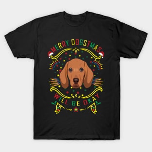 Merry Dogstmas Funny Dogs T-Shirt